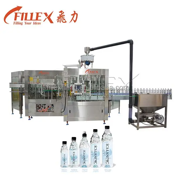 Full Automatic Hot Sale Pure Water Spring Water Rinser Filler Capper Three in One Water Filling Machine