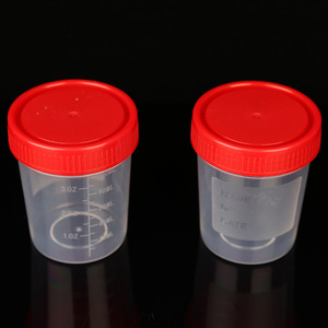 Graduated Plastic <b>Measuring</b> Cup 100Ml With <b>Spoon</b> For Laboratory Use - Product Image 4