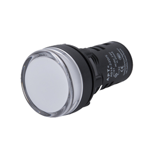 Interrupteur à bouton-poussoir à panneau arrondi 220V AC 3A, interrupteur de commande industriel avec lentille de protection - Product Image 1