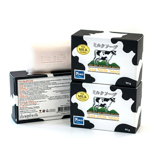Y042 YOKO SPA MILK <b>SOAP</b> 90g. Body <b>Soap</b> From Natural Milk Protein with Vitamin & Moisture Improve Dry Skin and Nourishes Skin - Product Image 5