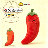 Jouets en peluche personnalisés en forme de piment, de haute qualité, cadeaux personnalisés pour enfants, logo brodé, idéal pour les promotions et les cadeaux