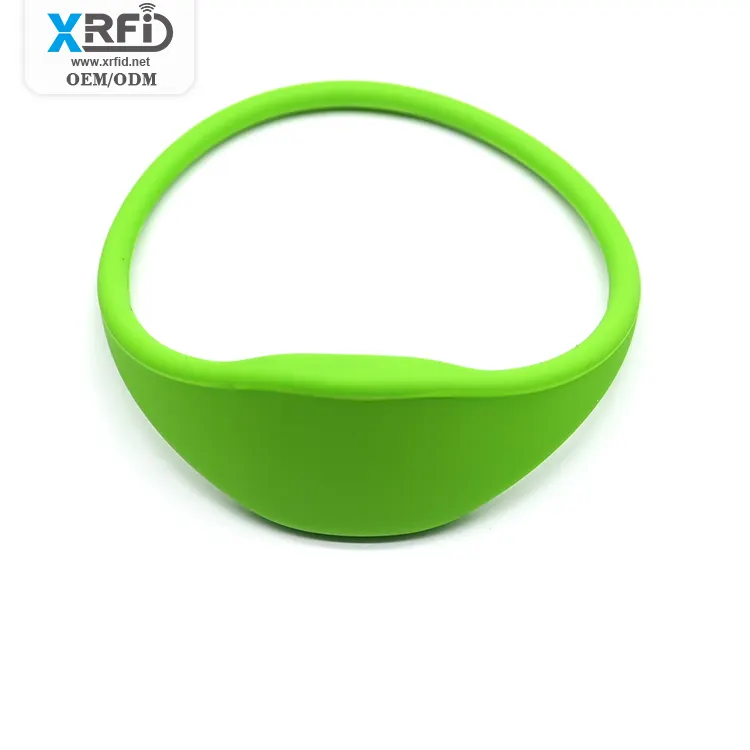 Professional Waterproof Closed Round RFID Wristband S50 1k Classic Silicone Wristbands NFC Smart Silicone Bracelet