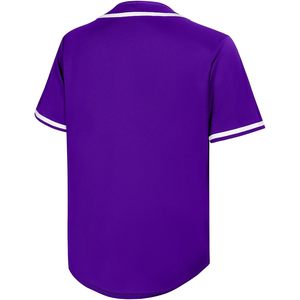 Babyhealthy Mens <b>Baseball</b> Jersey Button Down Plain Sports Tee Breathable Active Wear - Product Image 3
