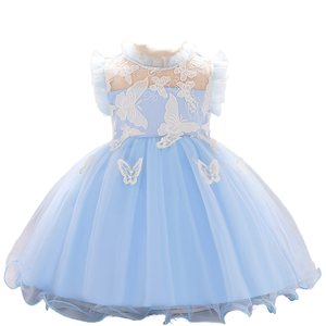 FSMKTZ Gros Fille Floral Design Robe Petite Princesse <span class=keywords><strong>Jupe</strong></span> pour Enfants Baptême Fête Boutique Événement Frock L1910XZ - Product Image 1