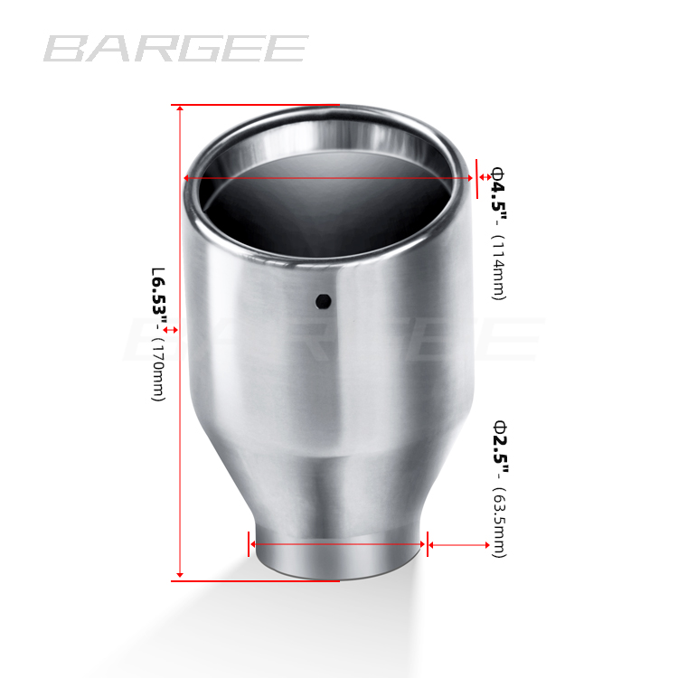 Parts & Accessories 2.5 X 4" Total Length 12" Rolled Edge 20 ° Stainless Steel E - Foto 4