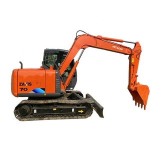 Alta calidad de segunda mano Japón Original 7 toneladas Mini Hitachi Zx70 excavadora sobre orugas usada - Product Image 1