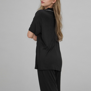 <span class=keywords><strong>Pigiama</strong></span> <span class=keywords><strong>estivo</strong></span> in cotone di bambù da donna Set di pigiami da donna pigiami da notte - Product Image 2