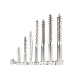 M5 M6 M8 M10 M12 DIN 571 A2 Stainless Steel 304 Lag Bolts <b>Screws</b> Wood Hex Head Coach <b>Screw</b> - Product Image 5
