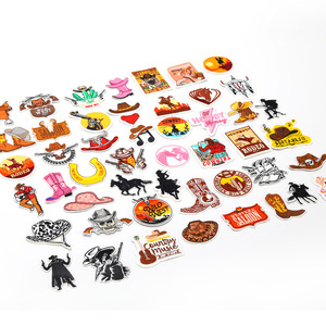 Patch brodé personnalisé en polyester durable et lavable pour bottes, avec logo thermocollant, pour vêtements de travail et style western cowboy, vente en gros - Product Image 4