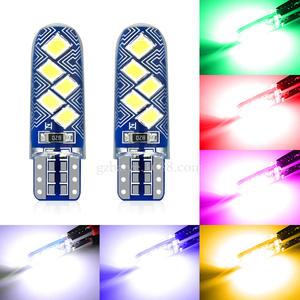 Ampoules LED Canbus W5W T10 pour voiture et moto, 3030 10SMD, haute luminosité, feux de position latéraux, 194 168, feux de jour, 12V, bleu 6000k - Product Image 6