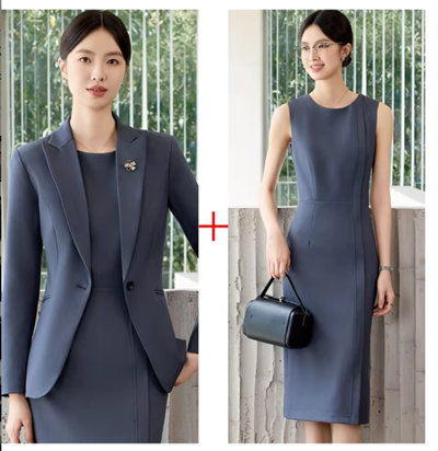 Abito grigio + vestito