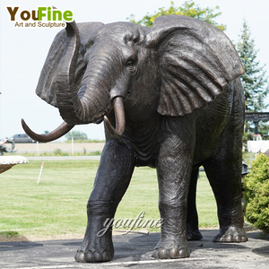 <span class=keywords><strong>Fontaine</strong></span> d'eau en bronze en forme d'éléphant grandeur nature pour jardin - Product Image 2