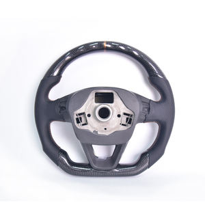 <span class=keywords><strong>Volante</strong></span> de Fibra de Carbono Forjado para <span class=keywords><strong>SEAT</strong></span> <span class=keywords><strong>LEON</strong></span>, Modificación con Cuero Perforado y Gamuza, Estilo Deportivo Personalizado - Product Image 6