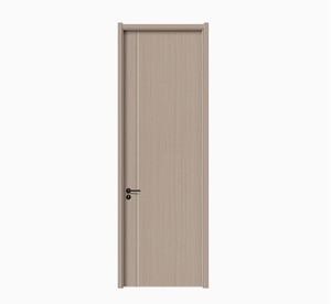 Porte intérieure minimaliste HC-9068 Gris Étoilé en MDF, ouverture manuelle, finition polymère, pour chambre à coucher - Product Image 1