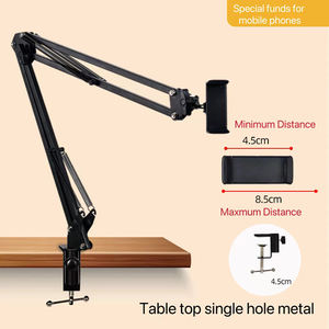 Soporte Universal de escritorio ajustable perezoso de brazo largo giratorio de 360 grados para teléfono móvil y tableta - Product Image 3