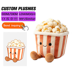 Jouet personnalisé en peluche super douce en forme de poulet, figurine mini fast-food pour promotion, service de personnalisation du logo, marque ODM - Product Image 2