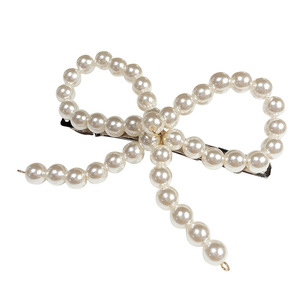 adecuado para todos los peinados puede ser como un regalo de pelo perla pips para <span class=keywords><strong>las</strong></span> mujeres y <span class=keywords><strong>las</strong></span> <span class=keywords><strong>niñas</strong></span> arco nudo de bobby pin - Product Image 1