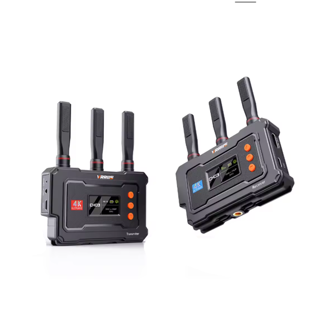 VRRIIS WL096Pro 500M 4K Wireless Transmitter and Receiver Professional Video Transmission for DSLR Camera Live Streaming