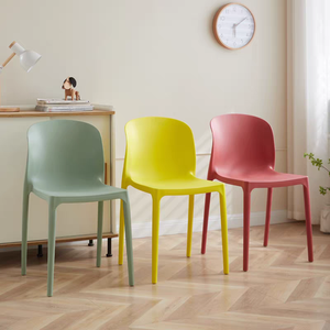 <span class=keywords><strong>Chaises</strong></span> de <span class=keywords><strong>salle</strong></span> <span class=keywords><strong>à</strong></span> <span class=keywords><strong>manger</strong></span> en plastique empilables colorées de style nordique moderne pour la <span class=keywords><strong>salle</strong></span> <span class=keywords><strong>à</strong></span> <span class=keywords><strong>manger</strong></span> - Product Image 2