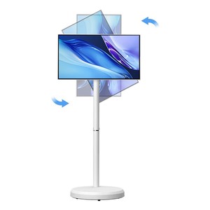 Televisor Portátil Inteligente de 21.5 Pulgadas con Soporte, Monitor con Batería para Entretenimiento en el Hogar, Pantalla Interior Recargable en Oferta - Product Image 1