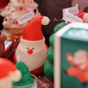 Molly Glory Christmas Santa Claus Snowman Scented <b>Candles</b> Home Decor Christmas Soy Wax Aromatherapy <b>Candle</b> for <b>Gift</b> - Product Image 3