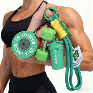Mới Tập Thể Dục Cup Yoga Cup Móc Khóa Tự Làm Vòng Đeo Tay Quà Tặng Tùy Chỉnh Cho Tập Thể Dục Người Đàn Ông Phụ Nữ Phòng Tập Thể Dục <span class=keywords><strong>Keychain</strong></span> Phụ Kiện - Product Image 3
