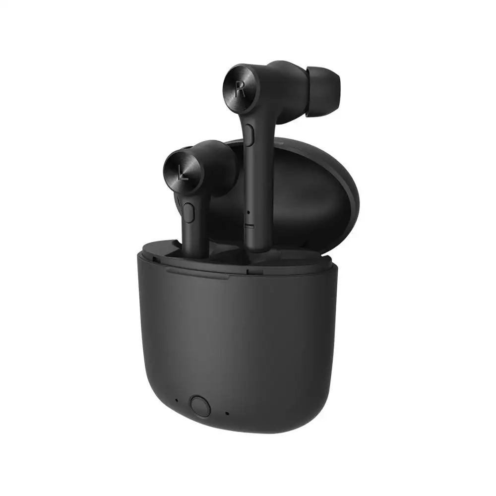 Son çıkan Bluedio Bluetooth kulaklık TWS 5.0 gerçek kablosuz kulaklık Bluedio Hi şarj kutusu ile dahili mikrofon