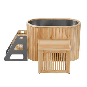 Bañera de Inmersión Fría Premium Todo en Uno de Alta Gama con WIFI y APP Integrada, Enfriador de Baño de Hielo, Bienestar, Madera y Acero Inoxidable, Terapia de Frío - Product Image 1