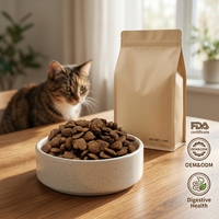 Aliments secs pour chats, directement de l'usine, 30% de protéines, probiotiques, prébiotiques, santé digestive, approvisionnement en vrac