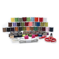 Ensemble d'accessoires de couture fonctionnels, kit d'outils portables avec étui pour la réparation à domicile et les travaux manuels
