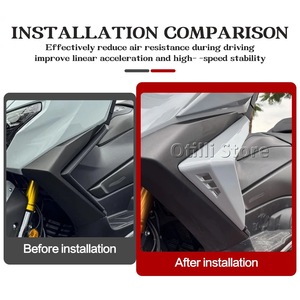 Otili Xe Máy Sửa Đổi Phụ Kiện Cho Yamaha T-Max 560 2025 Chân Bảo Vệ & Không Khí Deflector Vật Liệu Nhựa - Product Image 3