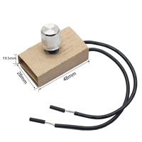 Lampe de table à variateur de lumière complet, interrupteur rotatif à 2 positions, variateur de lumière avec bouton, 1A 3A