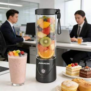 Mejores empresas de licuadoras: Mini licuadora USB portátil con batería para batidos de proteínas, mezclador de frutas, vaso mezclador portátil, mini batidora. - Product Image 1