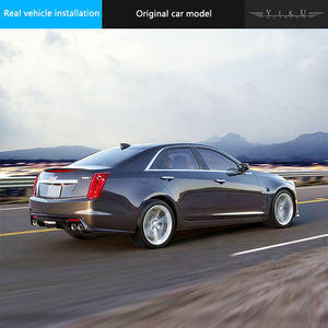 Kit carrosserie en fibre de carbone pour <span class=keywords><strong>Cadillac</strong></span> <span class=keywords><strong>CTS</strong></span> modifié, comprenant un becquet avant, un becquet arrière, des jupes latérales, un capot et une petite garniture de coffre - Product Image 5