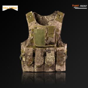 Chaleco Táctico Personalizado, Impermeable, de Malla de Poliéster, para Entrenamiento de Seguridad, con Cremallera, Camuflaje, Protección de Campo - Product Image 5