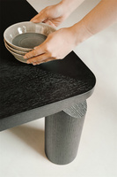 Mdf Frêne Placage Moderne De Luxe Table Basse En Bois Thé Table Basse Pour Salon Meubles En Gros Logo Personnalisé 2 Pcs