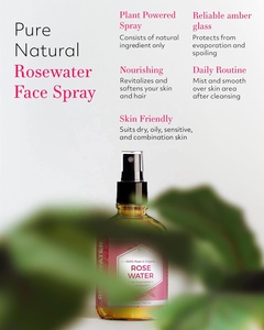 Moroccan acqua di Rose idrosolo viso nebbia Niacinamide infusa schiarente acqua di Rose nebulizzata per la sensibile Aloe vitamina E arricchita - Product Image 2