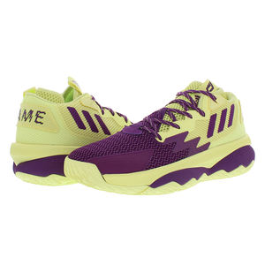 Chaussures de basket-ball Adidas unisexes Dame 8, couleur violet/jaune |   100% authentique - Product Image 3