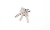 Serrure de sécurité à double pêne pour portail extérieur, cylindrique 6 broches, avec verrouillage nocturne et bouton rotatif en ABS