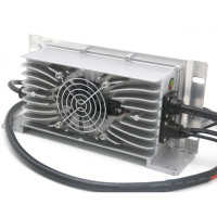 Chargeur embarqué pour véhicule électrique, entièrement étanche IP67, batterie lithium 72V, 1,2 kW, efficacité 93%, certifié CE, entrée 90-265 VAC