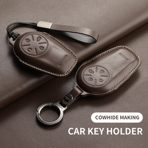Funda de Cuero para Llaves de Coche con Cobertura Total, Compatible con Exeed Sterra ET y ES, Llavero de Alta Calidad para Hombre y Mujer - Product Image 6