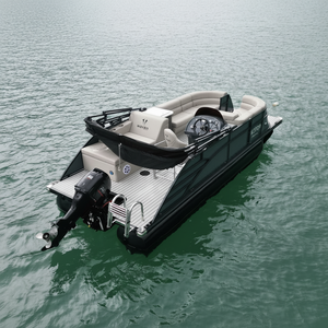 Barco pontón de lujo con tanque Barco pontón espacioso multifuncional - Product Image 1