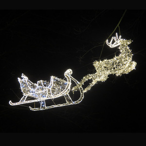 Manches LED pour fête de noël, nouveauté, tailles, d'éclairage avec motif renne, noël - Product Image 6