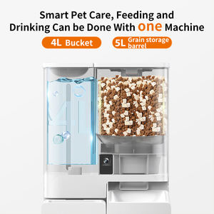 أول تغذية قطط 2 في 1 جديدة للحيوانات الأليفة ومغذيات التحكم في تطبيق Wifi مغذي آلي ذكي للحيوانات الأليفة مع كاميرا - Product Image 3