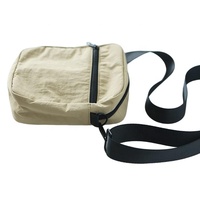 Tas Selempang Dada Anti Air Bahan Nylon untuk Perjalanan, Tas Bahu Pria Outdoor, Logo Custom, Tas Santai untuk Hiking dan Komuter