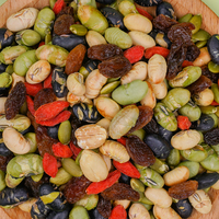 Collation Saine : Mélange de Haricots Grillés (Soya, Edamame, Arachides, Goji, Graines de Citrouille et Graines)