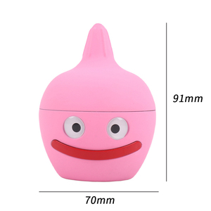 Smoke Shop Smile Aleación de zinc 70mm Molinillo de hierbas de plástico Magnético Manual Dientes afilados Especias secas Molinillo de tabaco para fumar - Product Image 6