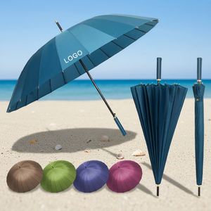 Wholesale <b>Large</b> Portable Polyester <b>Umbrella</b> Quality Wind-Proof Rain Cover with Classic Design for Travel - Product Image 4