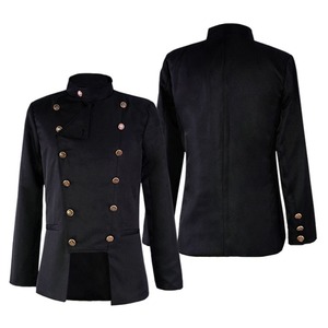Baige para hombre de doble botonadura Blazer chaqueta Slim Fit Stand Collar <span class=keywords><strong>traje</strong></span> Hsoter novio <span class=keywords><strong>traje</strong></span> de <span class=keywords><strong>boda</strong></span> - Product Image 4