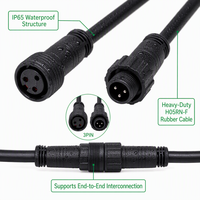 Guirlandes lumineuses intelligentes à ampoules PC S14 incassables, lumières féériques LED RGB à changement de couleur avec câble en caoutchouc robuste pour une utilisation en extérieur